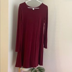 Long sleeve Mid length dress